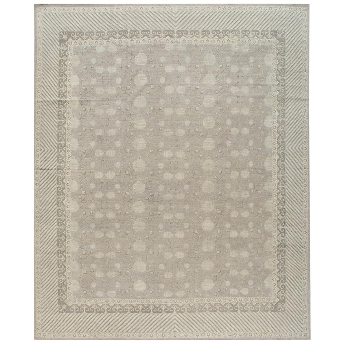 Vintage Style 18th Century Khotan Revival Rug For Sale at 1stDibs