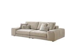 21st Century Kingston Sofa in Leather by Roberto Cavalli Home Interiors