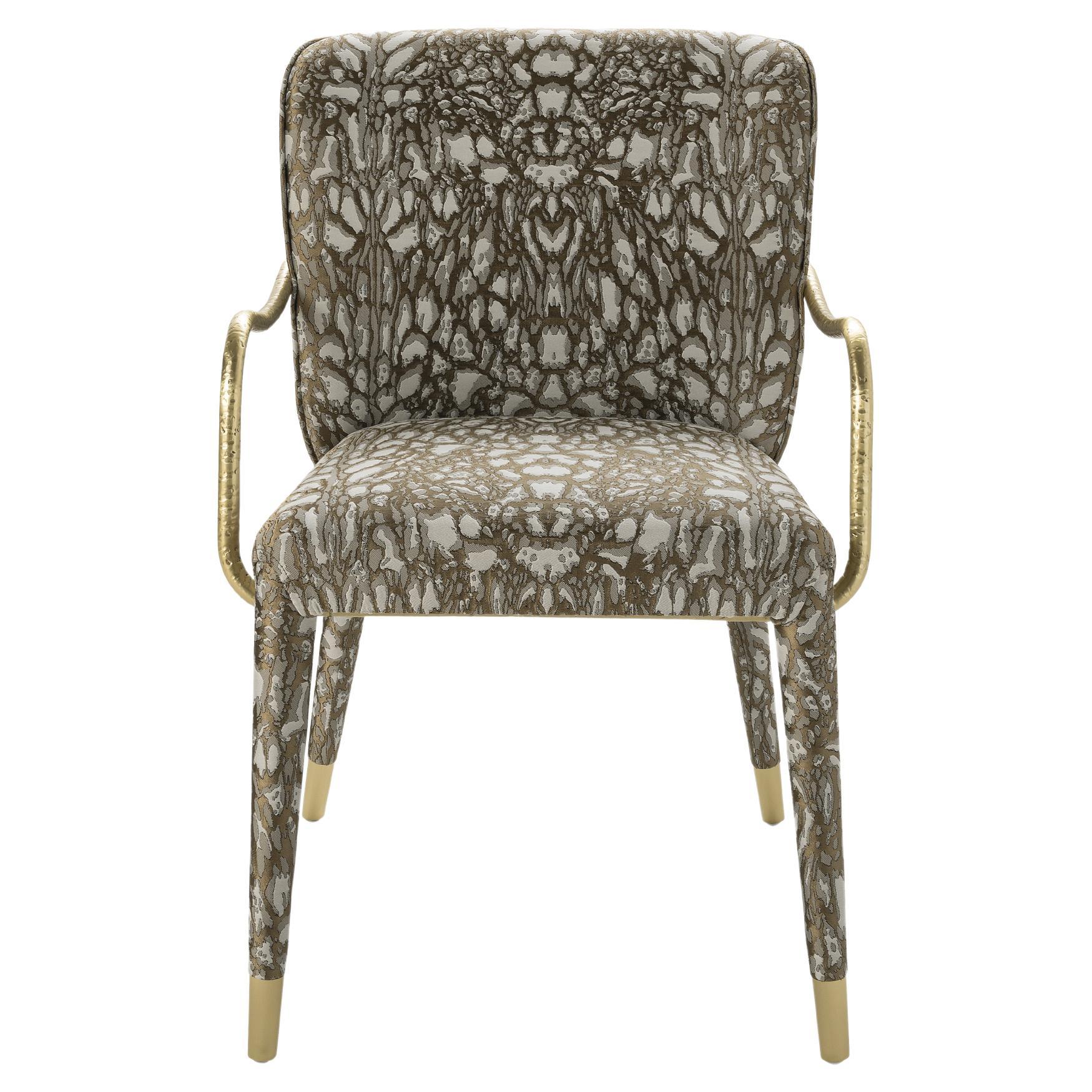 21st Century Kivu Chair in Fabric by Roberto Cavalli Home Interiors
