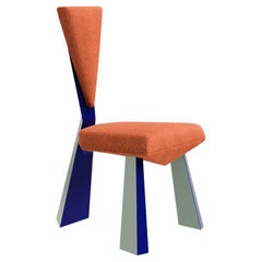21st Century Kju Bist Dining Chair Bouclé Lacquered Color by Malabar