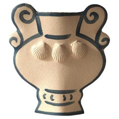 21st Century ‘Krater N°4’, in White Ceramic, Hand-Crafted in France