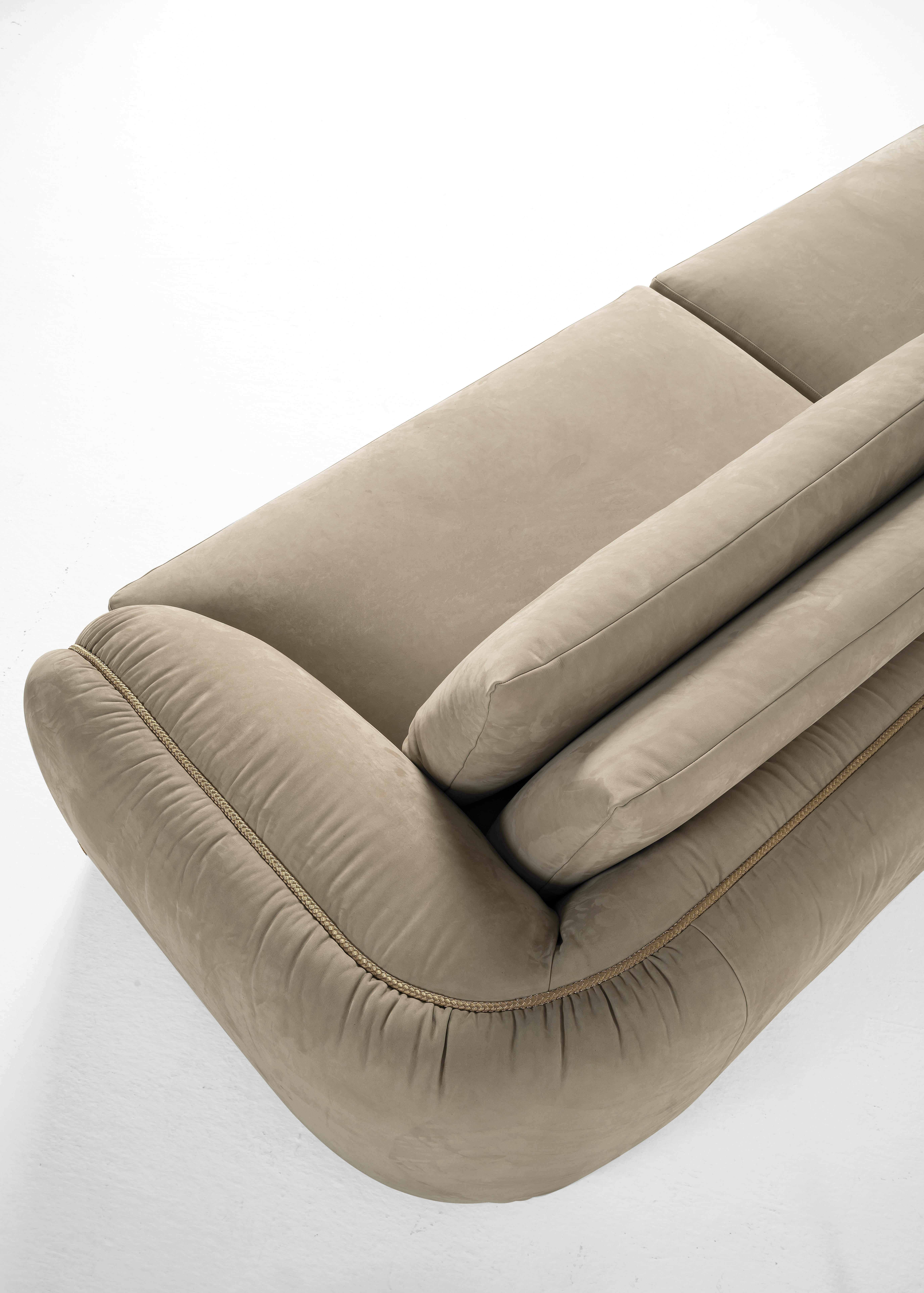 Kruger-Sofa aus Leder des 21. Jahrhunderts von Roberto Cavalli Home Interiors im Angebot 2