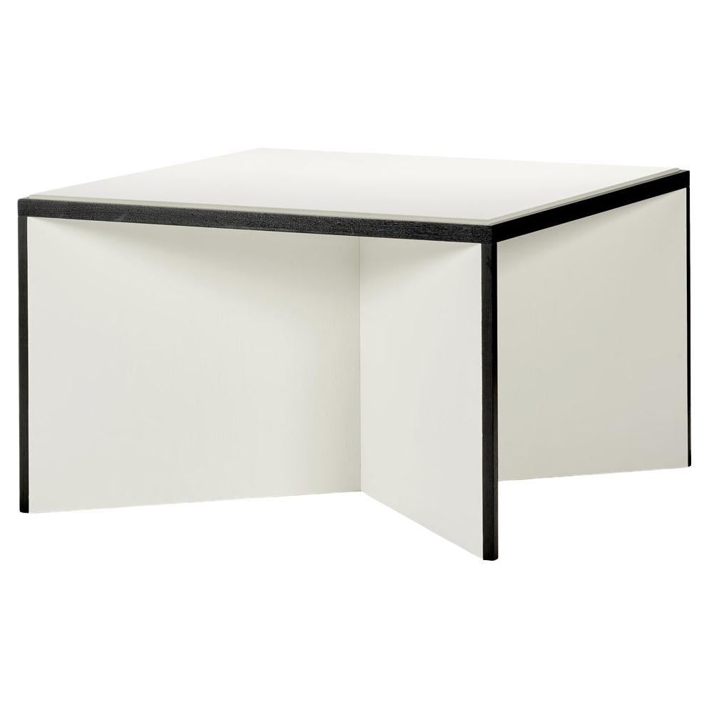 21st Century Kubé 1, Solid Oak and Canvas Coffee Table by Ann Demeulemeester