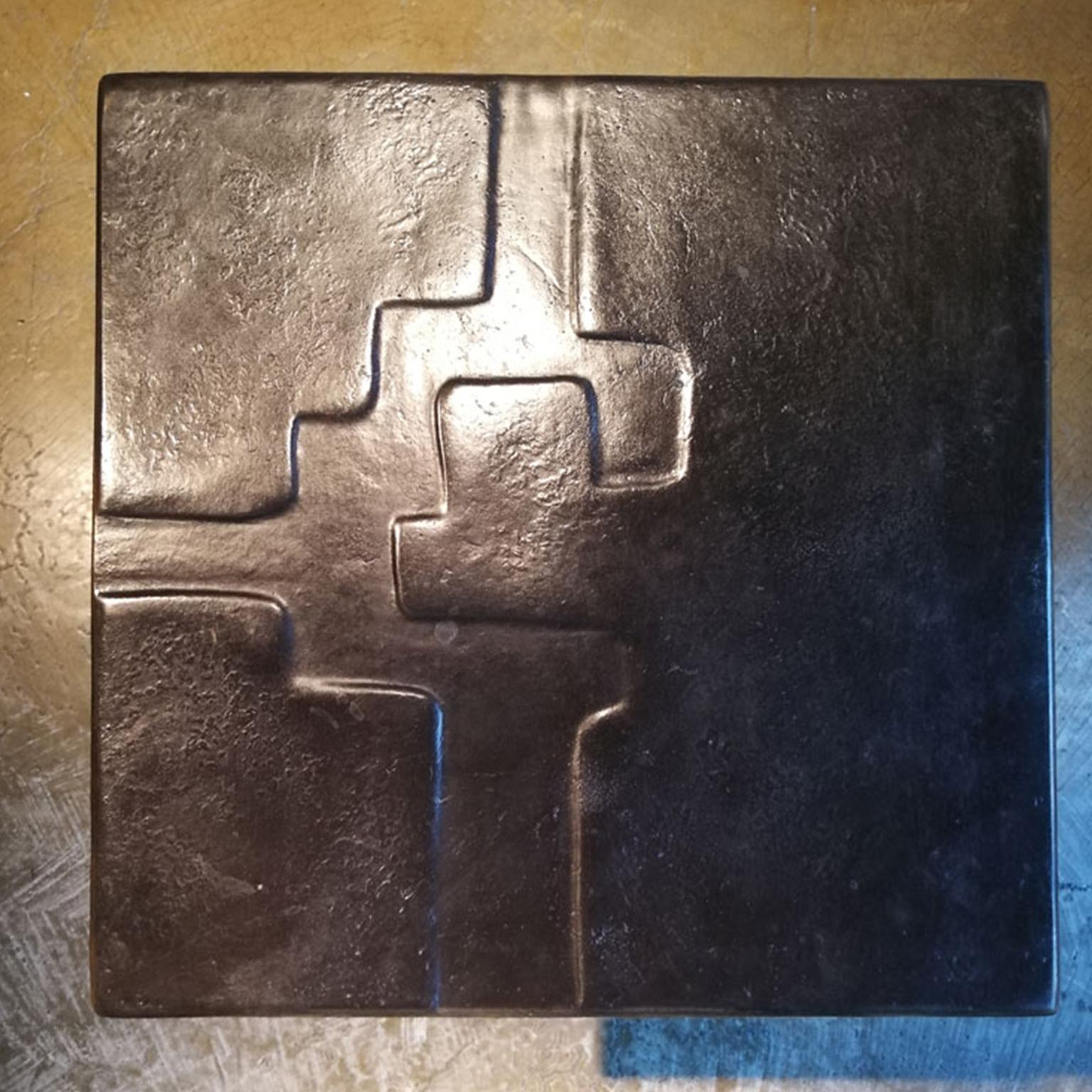 21st Century Laboratorio Avallone Side Table Cocktail Table Cast Bronze In New Condition For Sale In Milano, IT