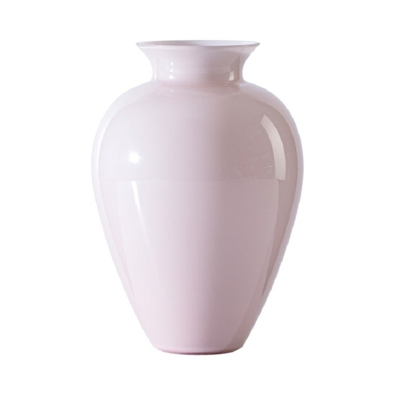 21st Century Labuan Small Glass Vase in Rosa Cipria by Venini For Sale
