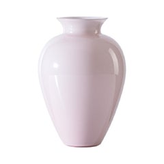 21st Century Labuan Small Glass Vase in Rosa Cipria by Venini