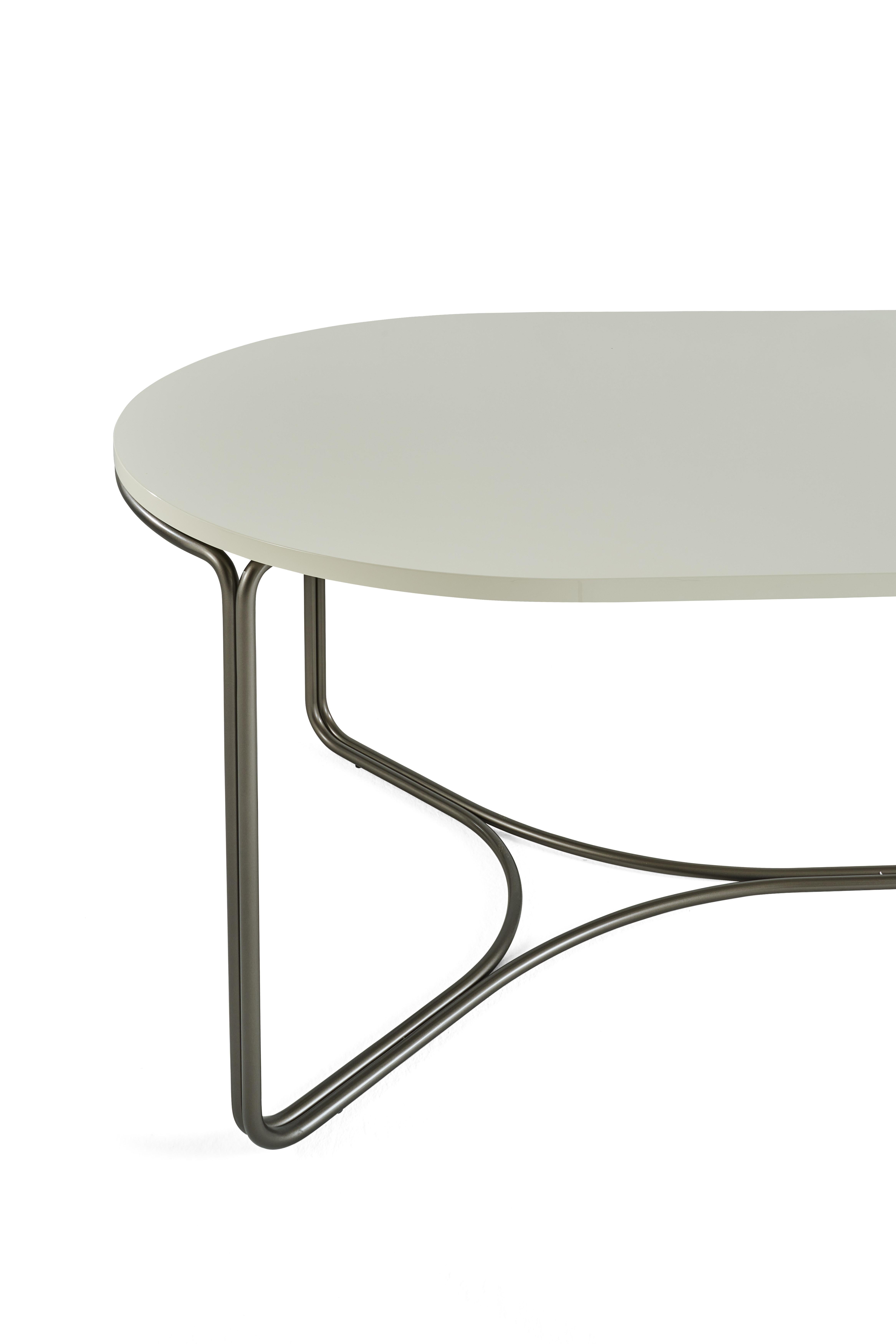 21st Century Lagoon Dining Table with Etro Logo by Etro Home Interiors In New Condition For Sale In Cantù, Lombardia
