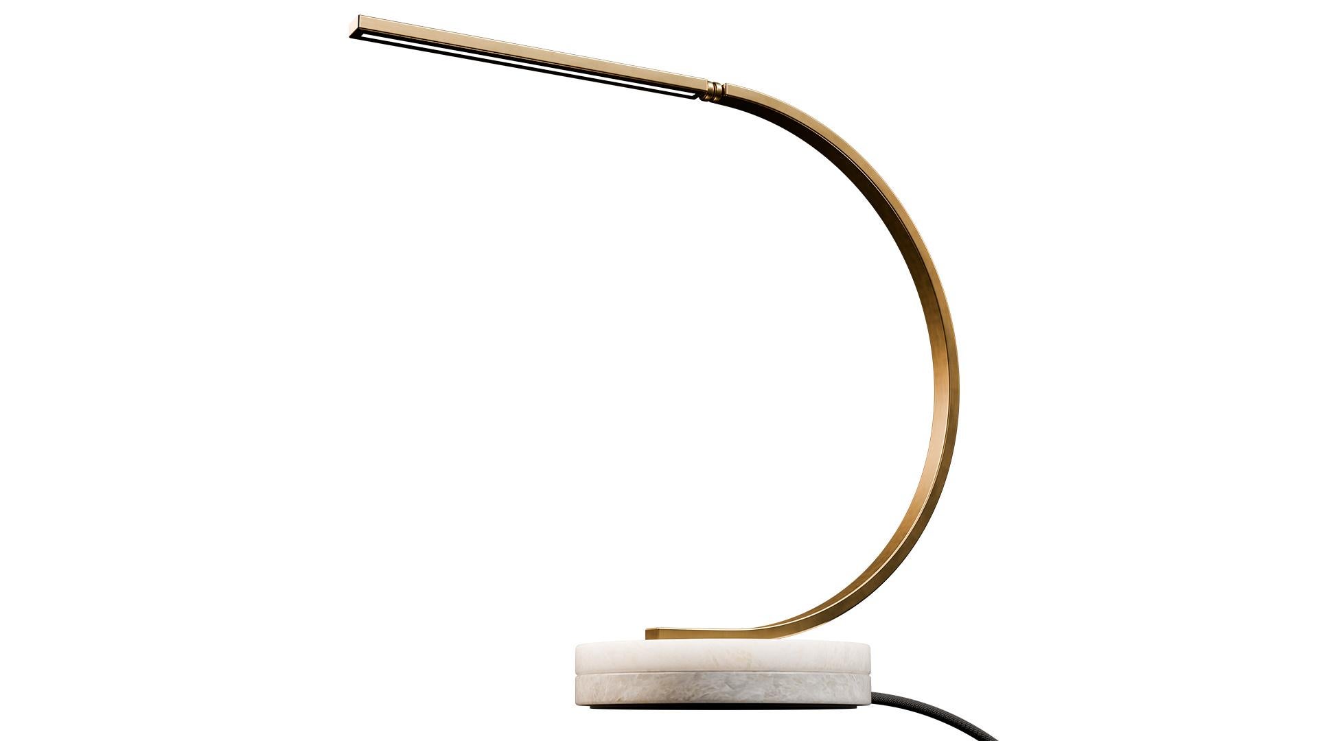 Lama, a table lamp crafted by Hebanon Studio for Hebanon Fratelli Basile - 1830. 
In its seemingly simple form, it harbors a mysterious energy ready to illuminate any space, casting a natural and comforting glow. The design is born from the concept