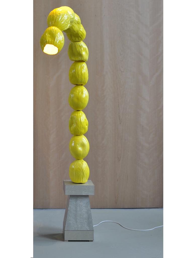 Lampada in ceramica fatta a mano 