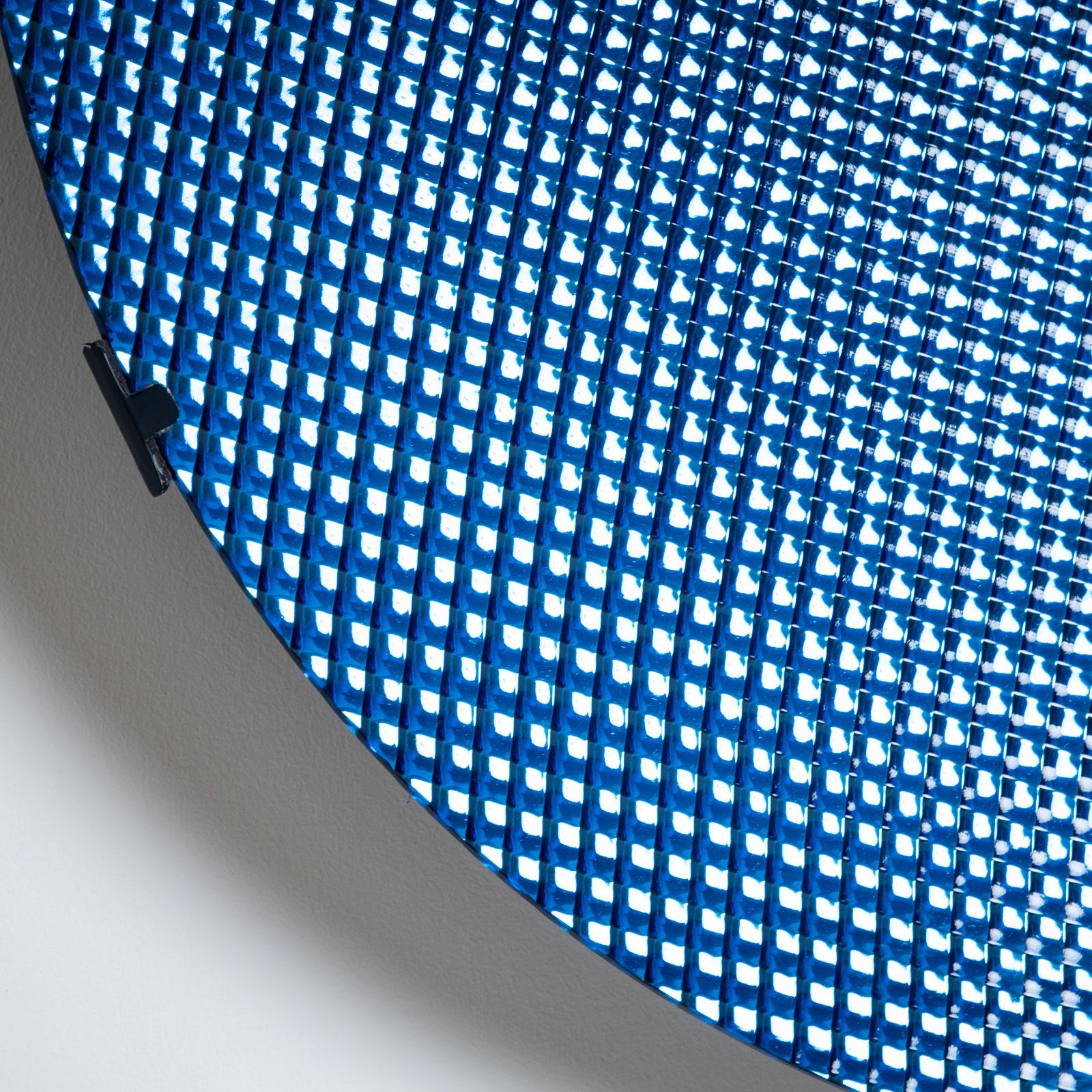 21e siècle Grand disque concave en verre bleu par Roberto Giulio Rida, Italie en vente 3