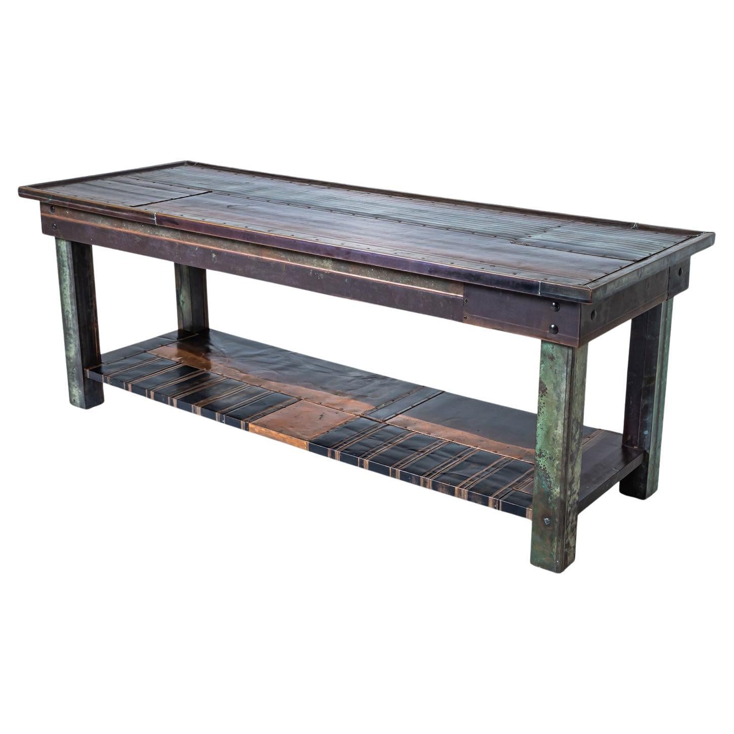 Grande table console du 21e siècle attribuée à Vincenzo de Cotiis