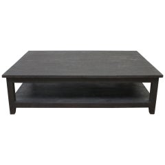21st Century Large Ebony Stained Coffee Table