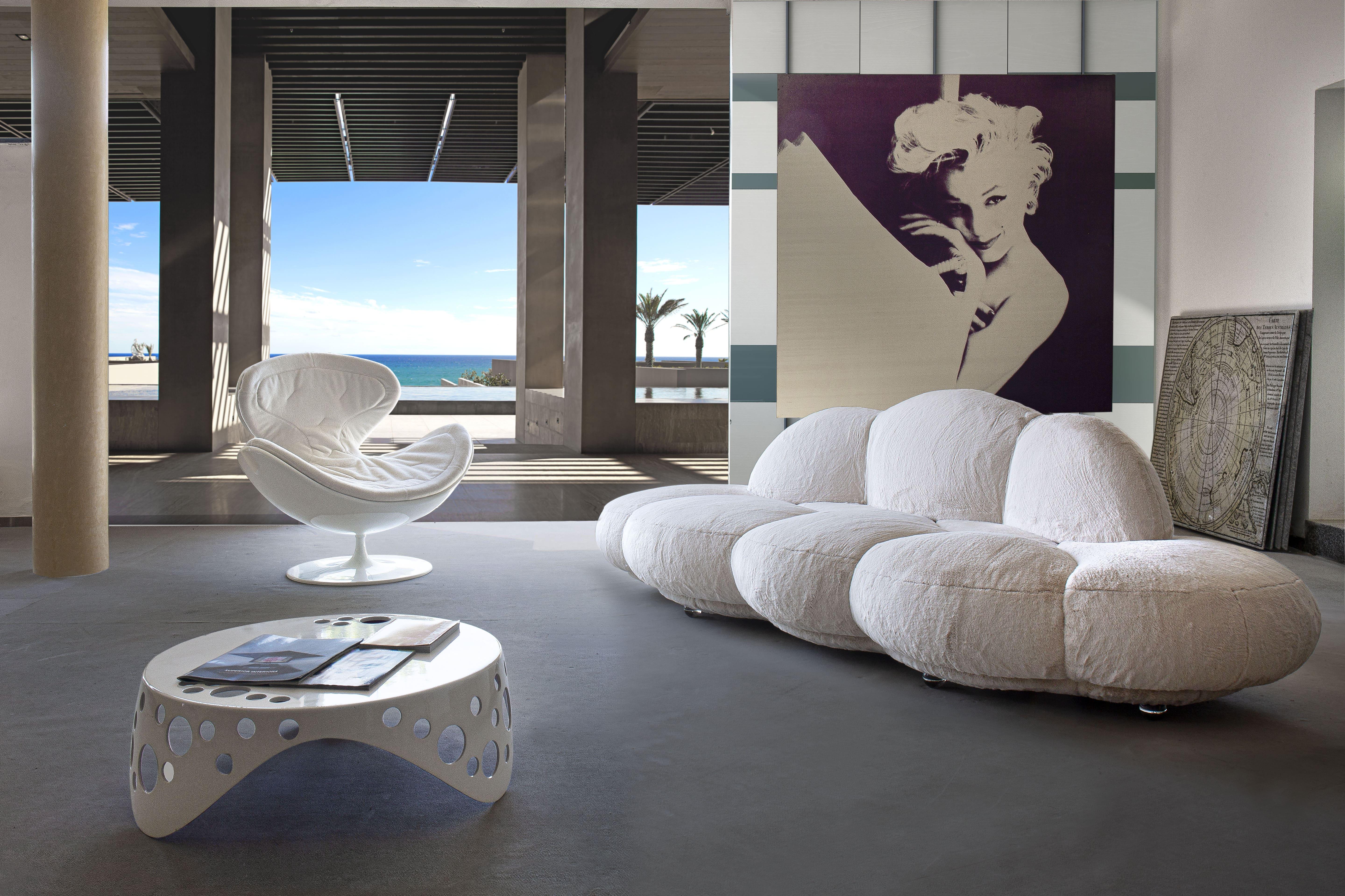 Giovannetti Collezioni 21st Century Le Nuvole Sofà WHITE designer S. Giobbi en vente 1