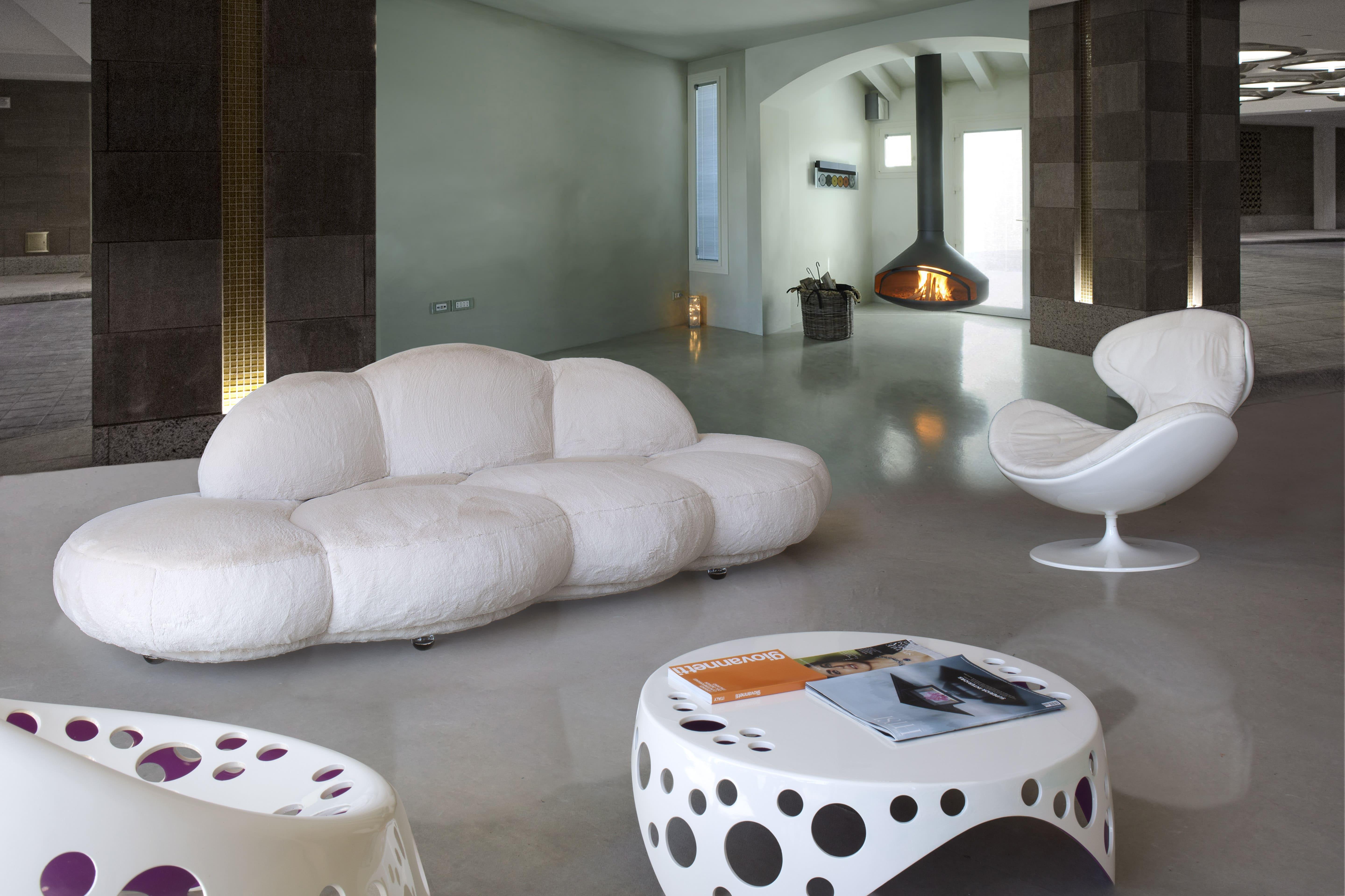 Giovannetti Collezioni 21st Century Le Nuvole Sofà WHITE designer S. Giobbi en vente 2