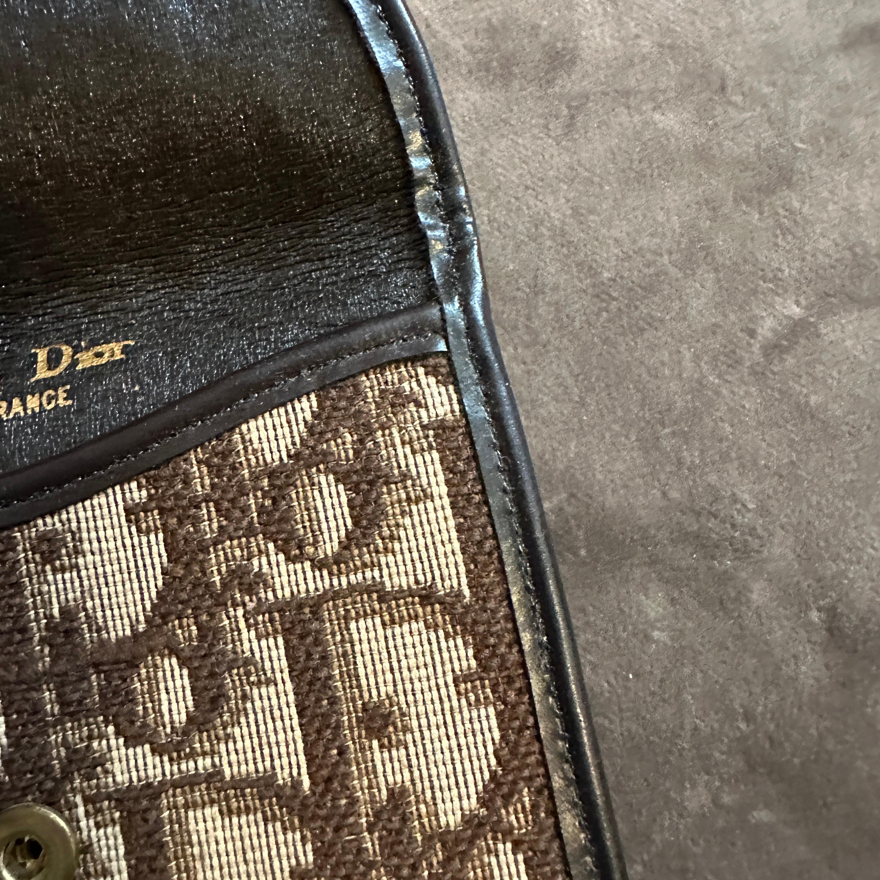 Funda de piel y lona con logotipo Siglo XXI para teléfono o gafas de Christian Dior en venta 6