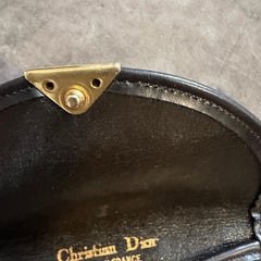 Custodia per telefono o occhiali in pelle e tela con logo del 21° secolo di Christian Dior