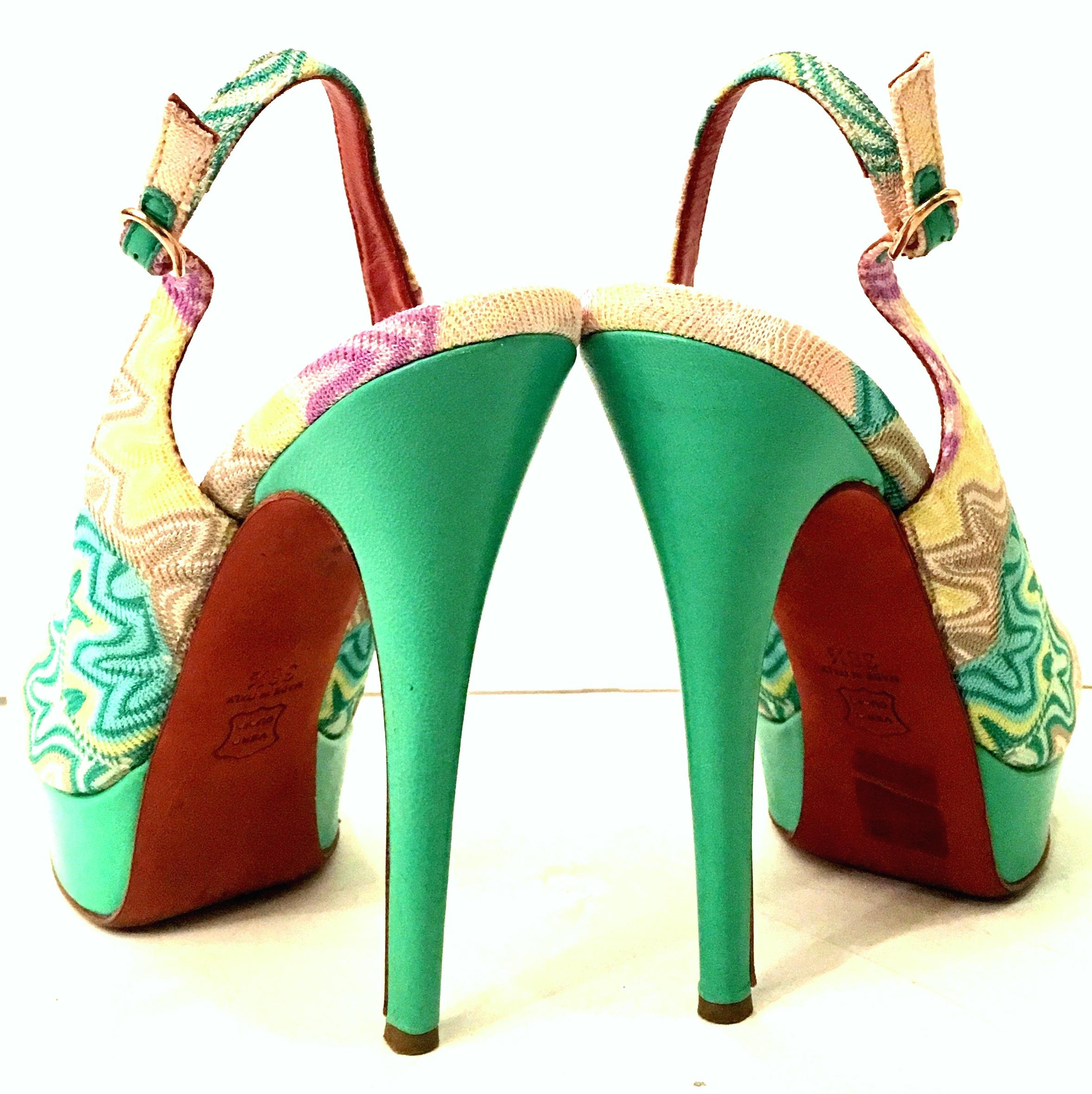 olive green platform heels