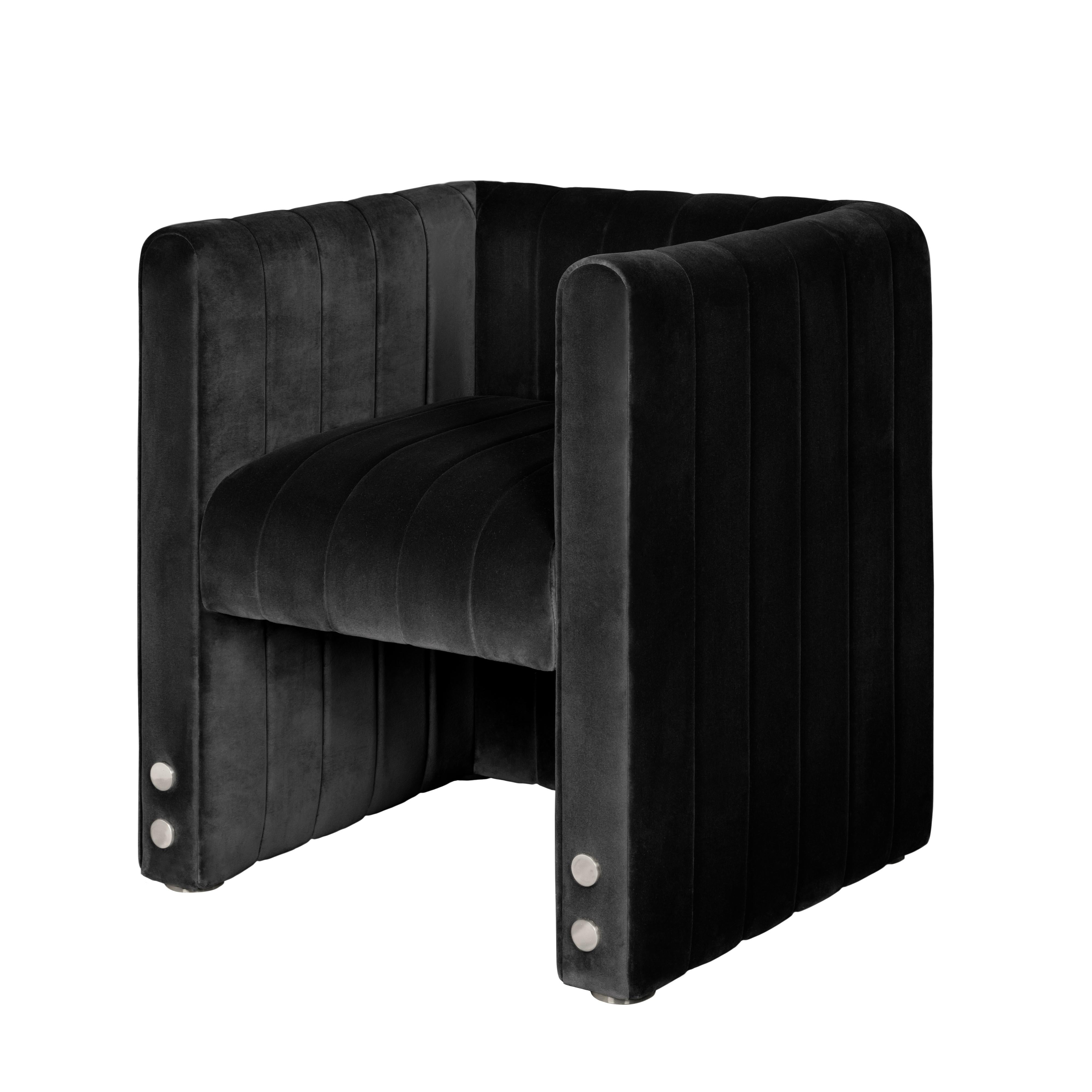 Silla de Comedor de Piel Siglo XXI Latón Pulido en venta 1