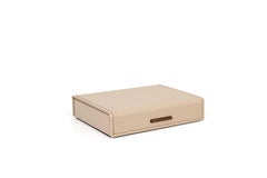 21st Century Leather Playing Cards Holder Handcrafted in Italy