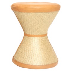 21st century Leather Talking Stools 21st century Leather Talking Stools