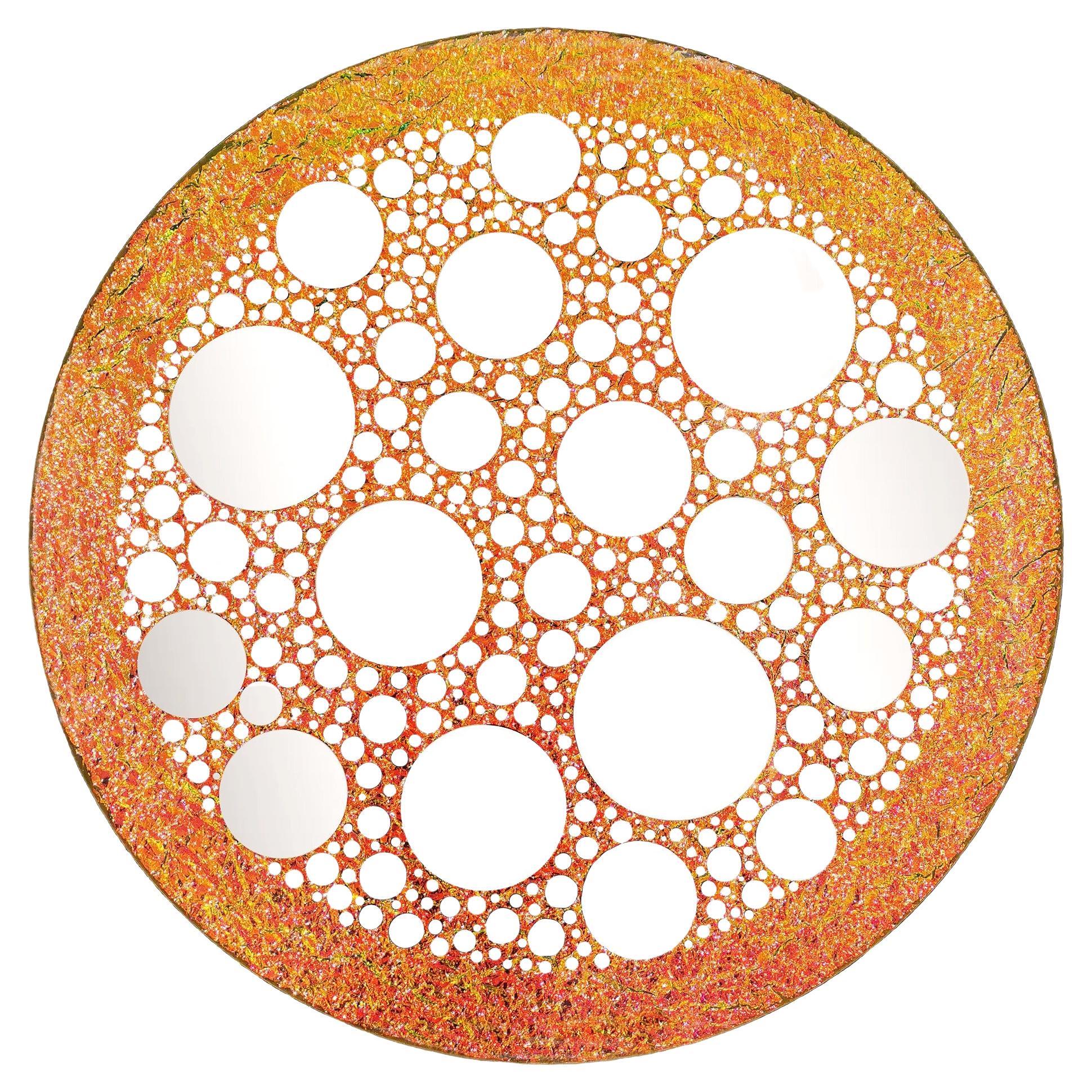 21st Century Limited Edition Crazy Circles Mirror by Troy Smith For Sale