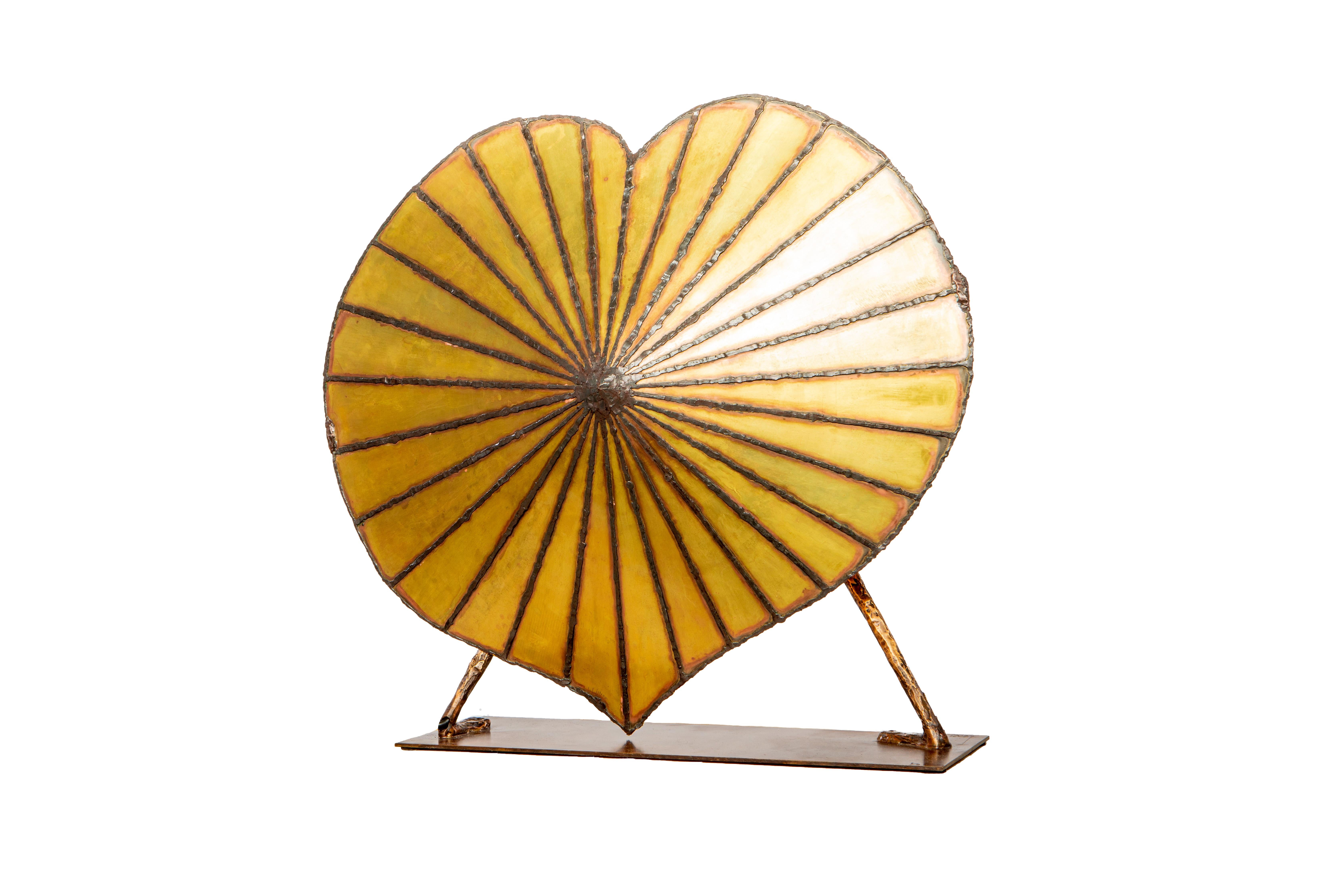 21st Century Limited Edition Sculptural Table Lamp Écoute Ton Coeur by Fantôme For Sale 1