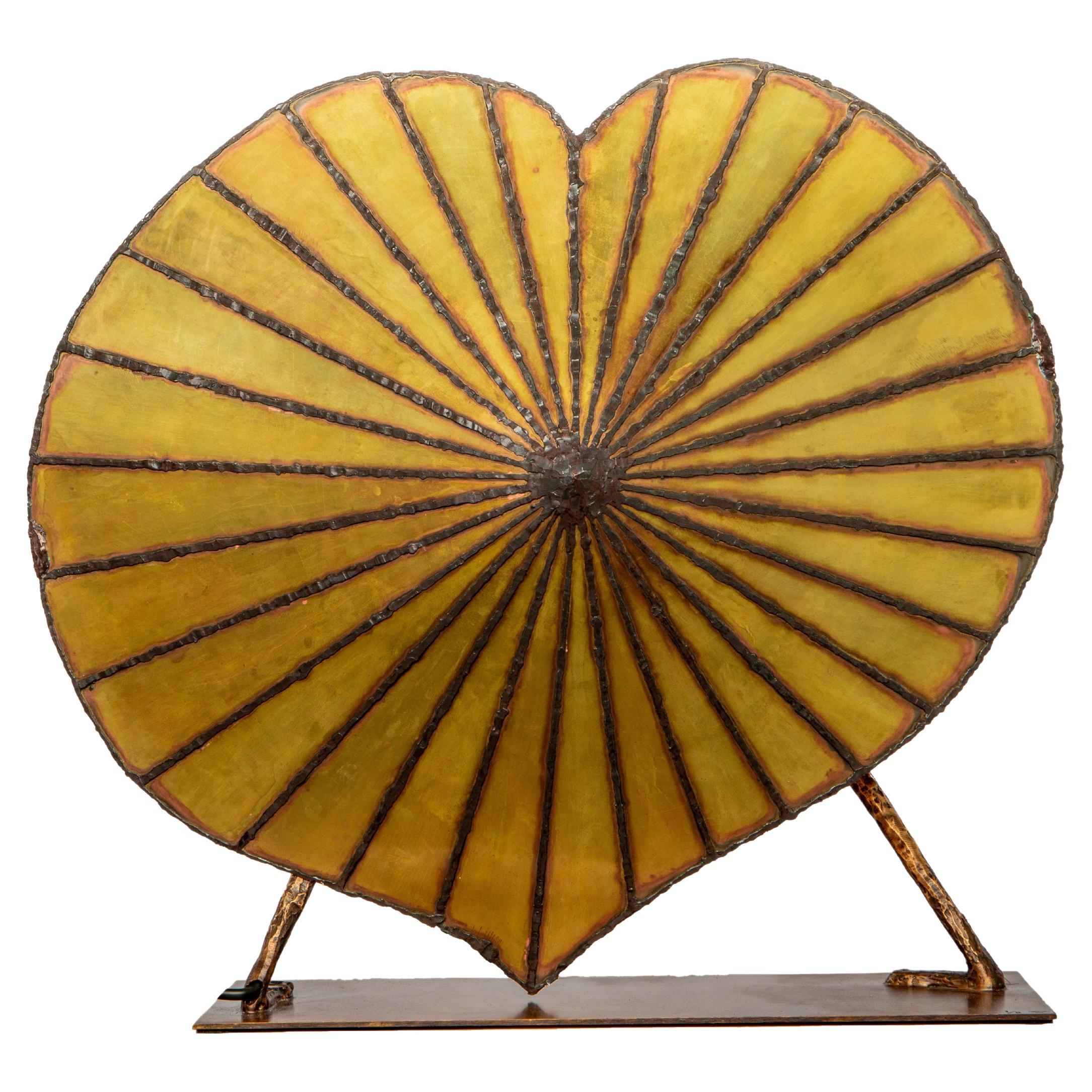 21st Century Limited Edition Sculptural Table Lamp Écoute Ton Coeur by Fantôme For Sale