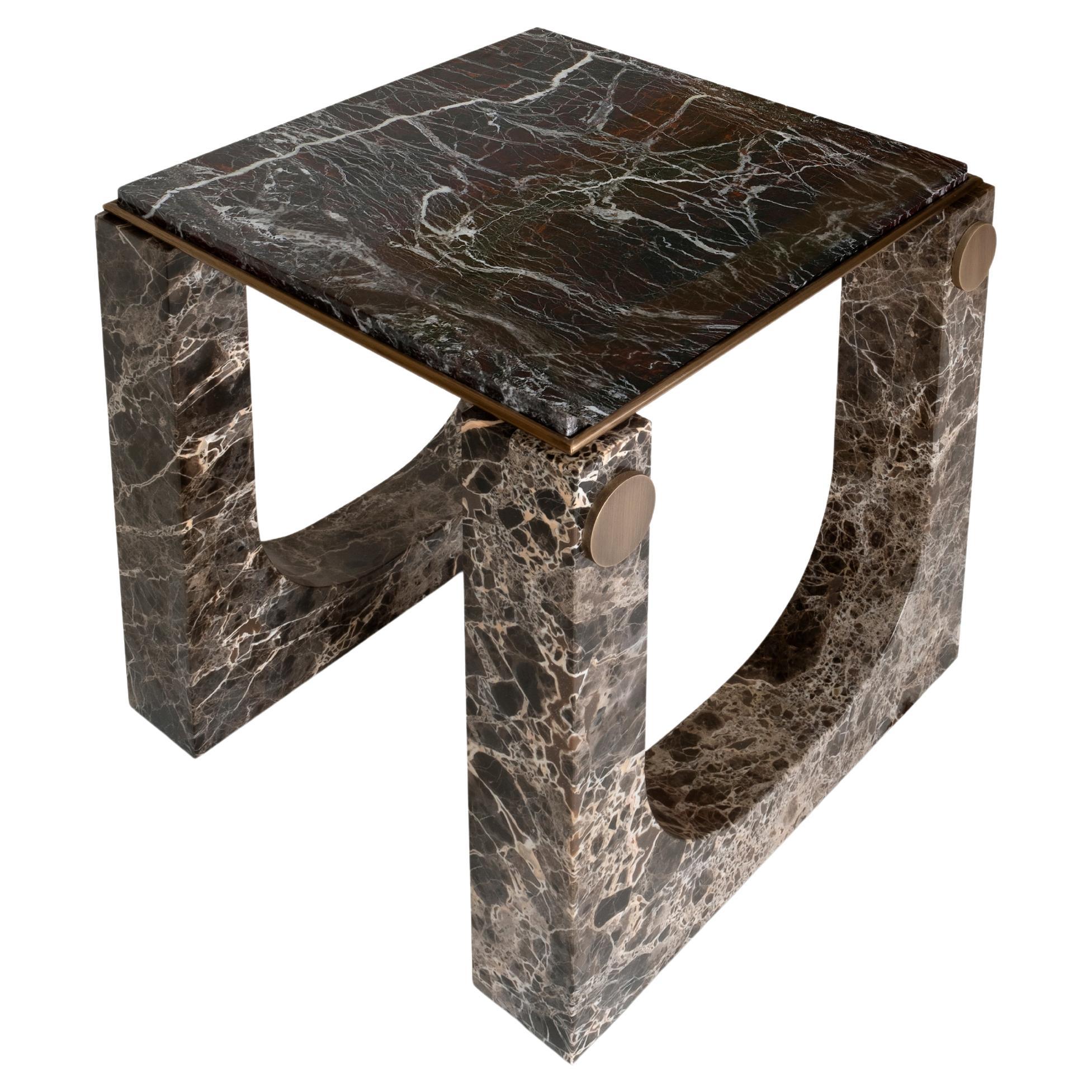 Mesa auxiliar Lincoln Siglo XXI Rosso Levanto Emperador
