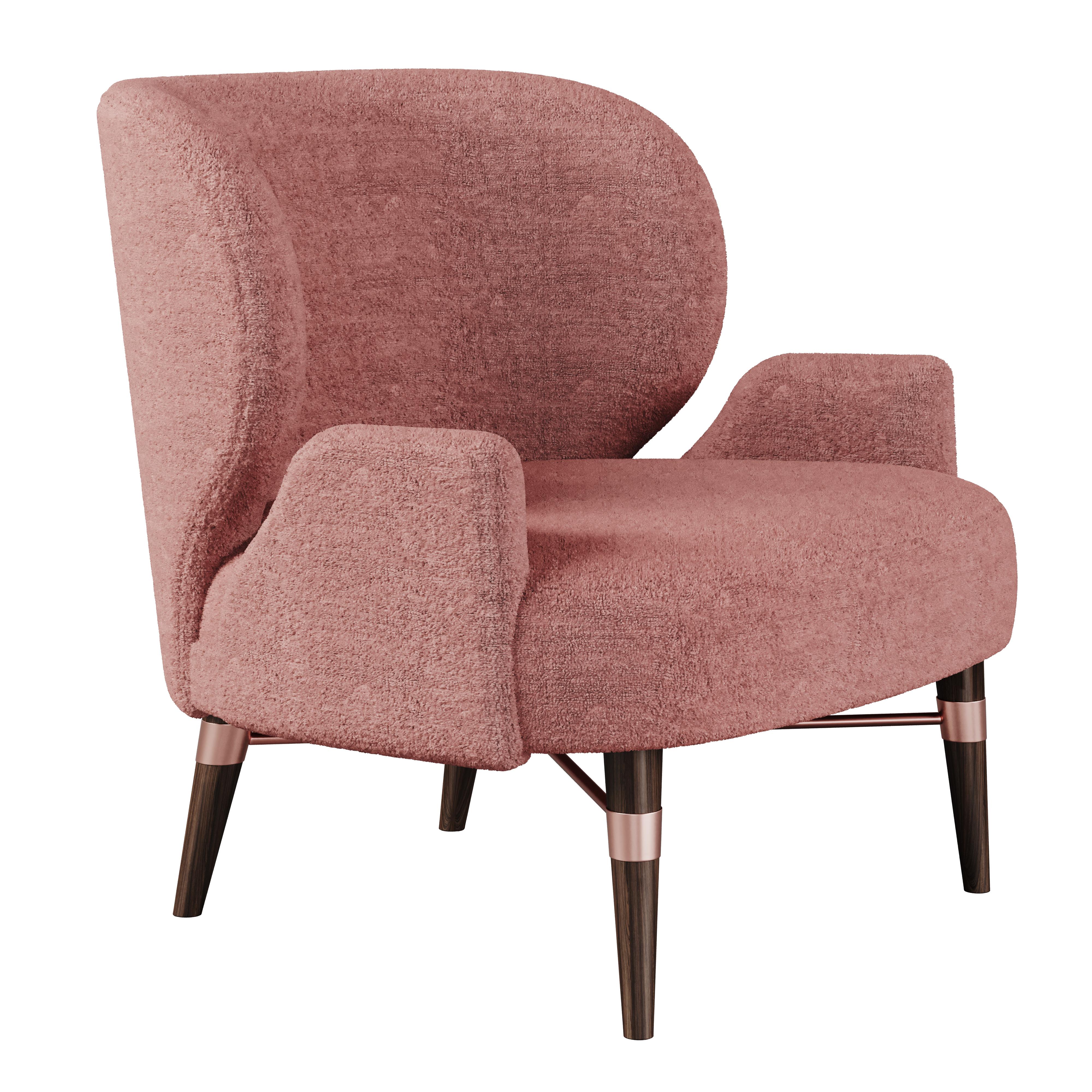 Fauteuil Louis I du 21e siècle Kirkby fabriqué à la main au Portugal par Ottiu en vente 2