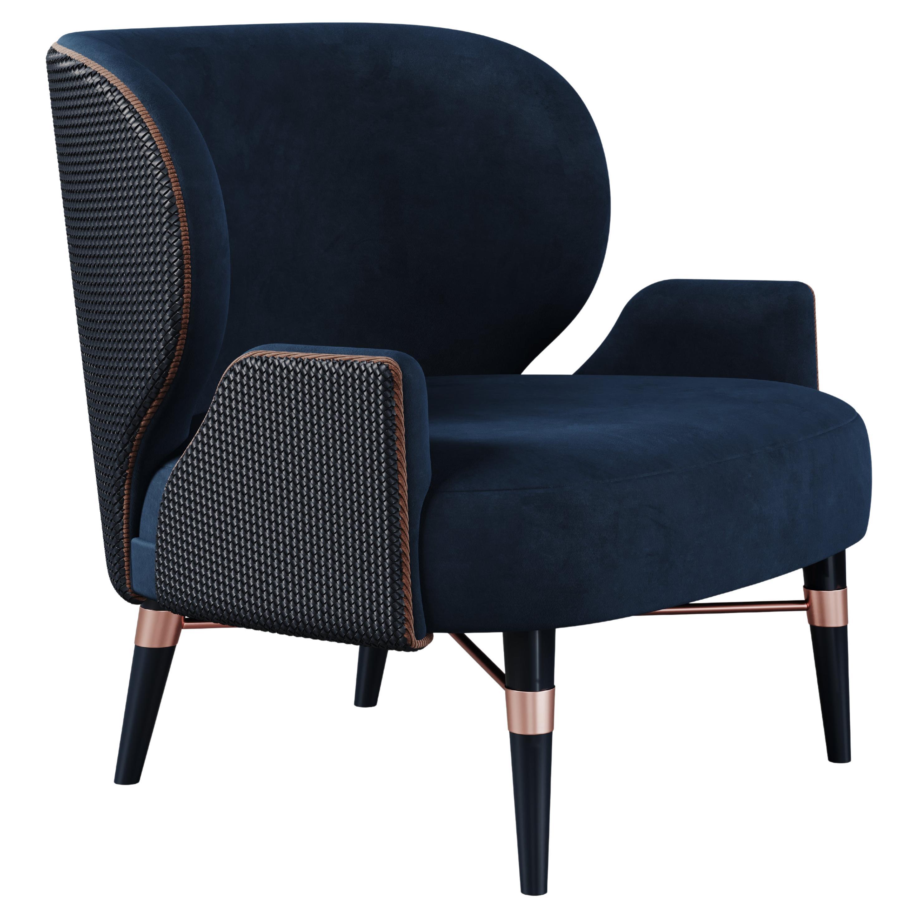 21st Century Louis I Armchair Kirkby Handmade in Portugal by Ottiu