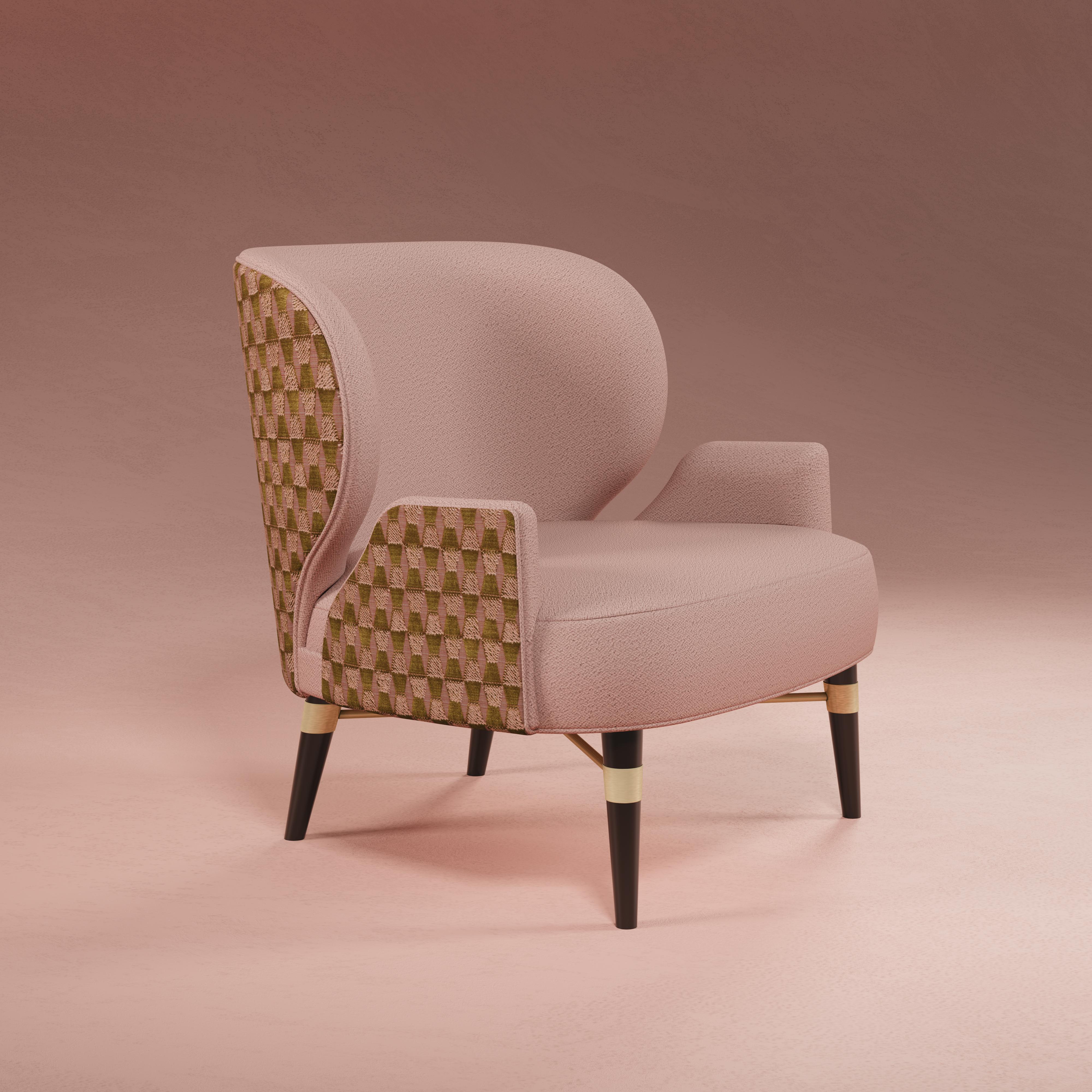 Fauteuil Louis I du 21e siècle Rubelli fabriqué à la main au Portugal par Ottiu en vente 4
