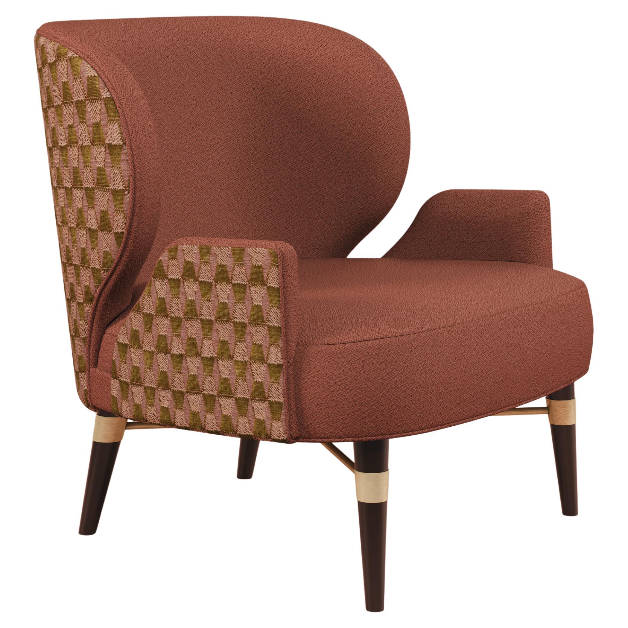 21st Century Louis I Armchair Rubelli Handmade in Portugal by Ottiu