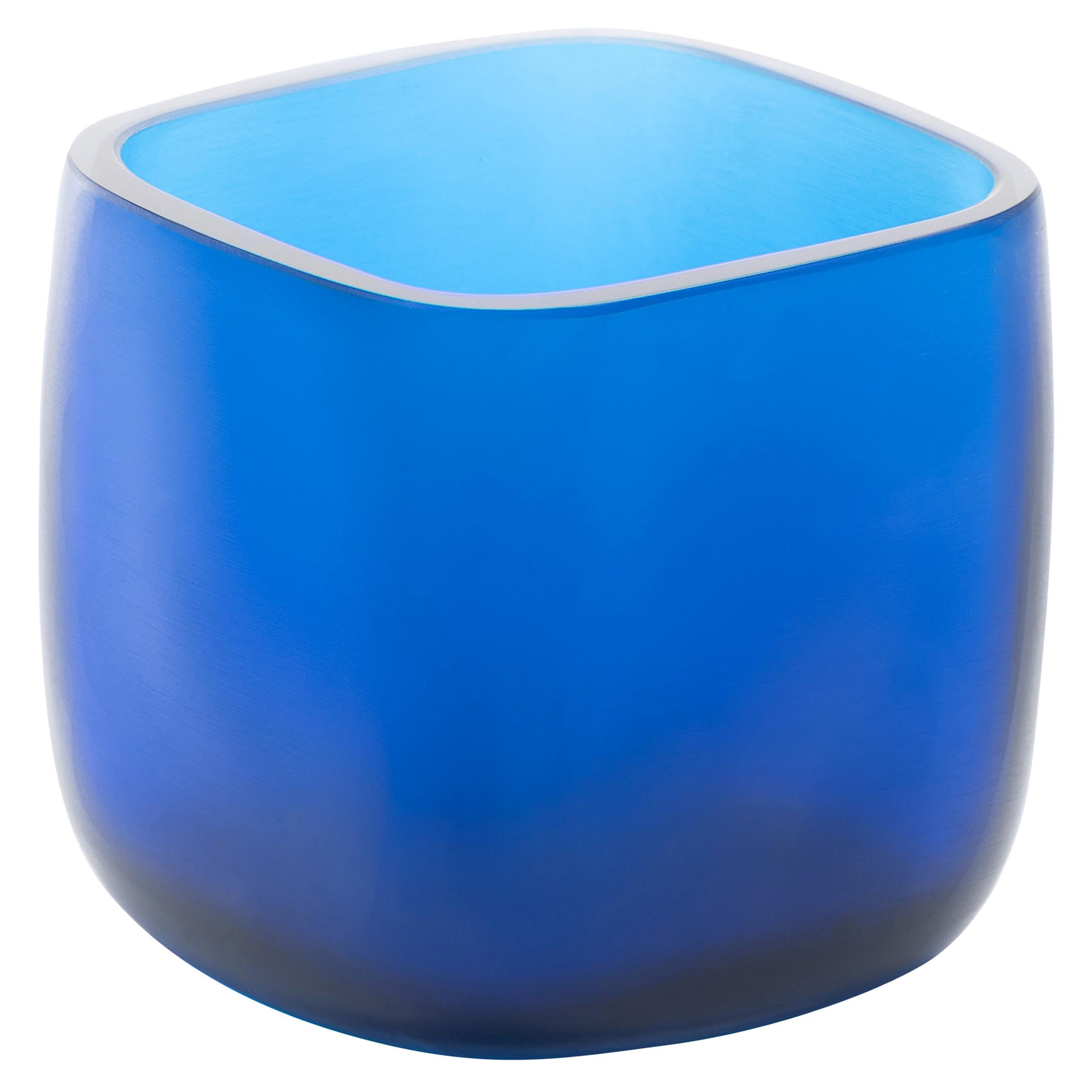 Mini bol LPWK du 21ème siècle en verre de Murano dépoli de différentes couleurs