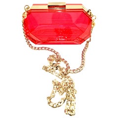 Pochette Minaudière en lucite et or du 21e siècle par Juicy Couture