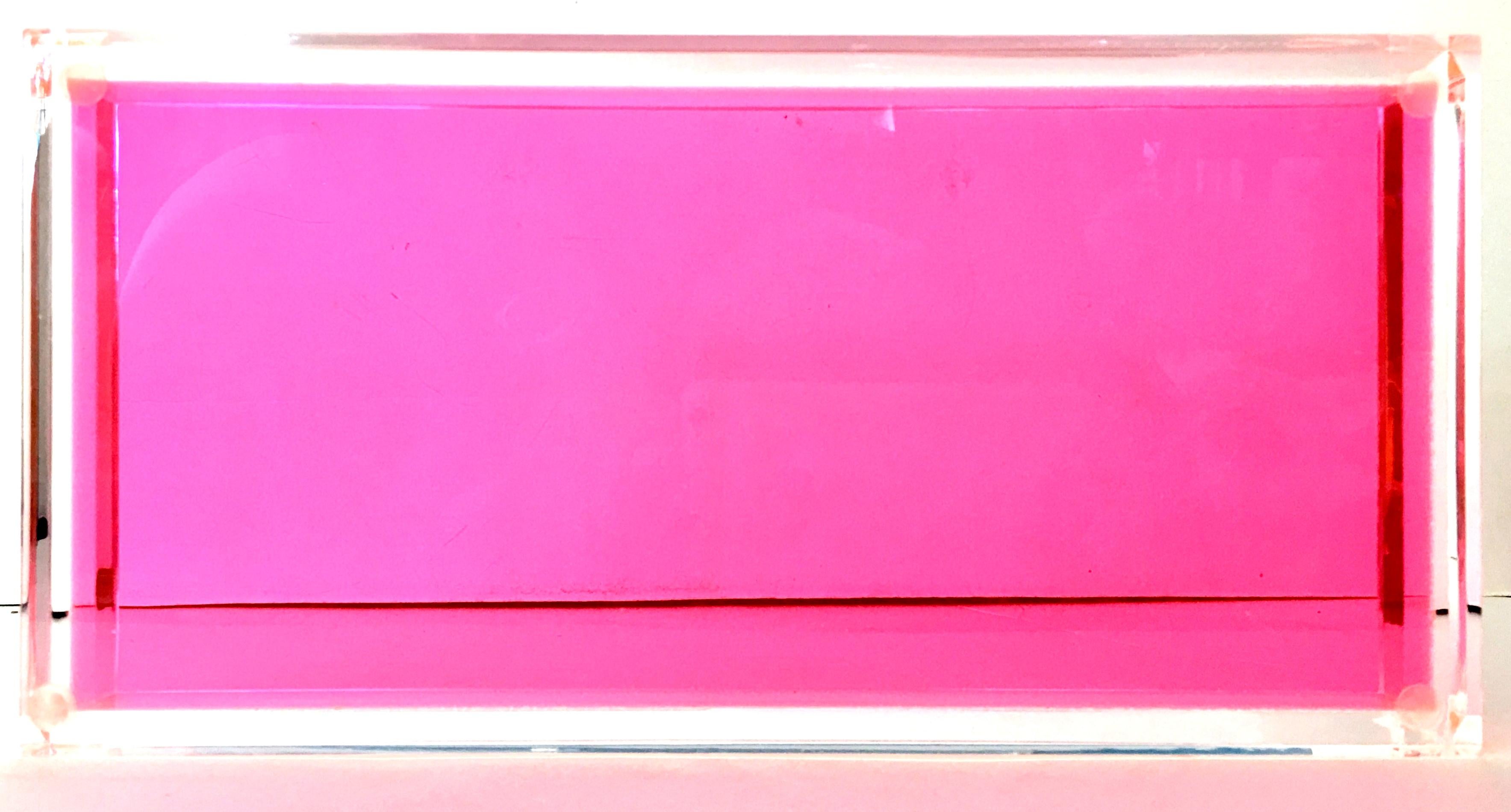 21st Century Lucite Rectangular Tray by Alexandra Von Furstenberg 4