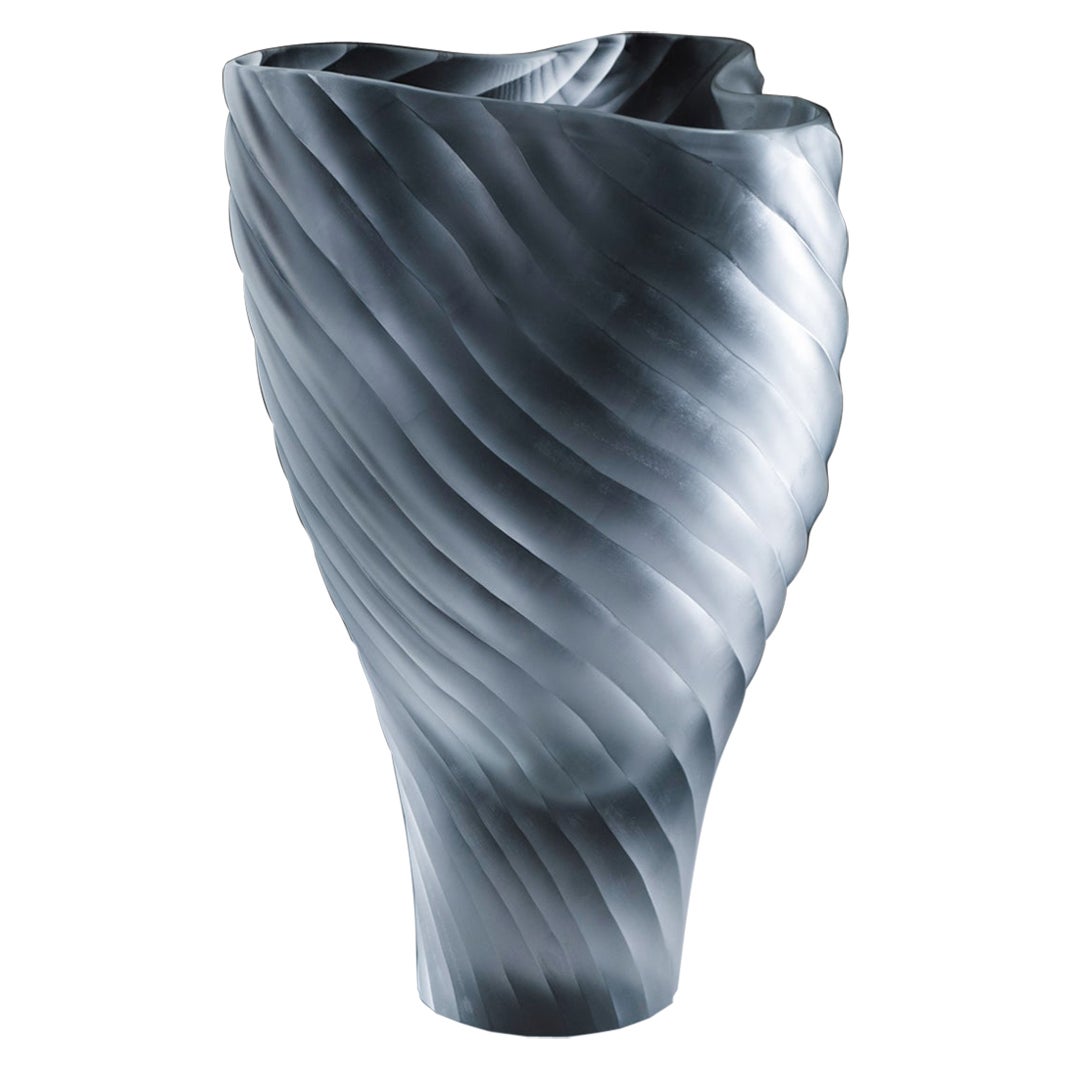 21. Jahrhundert Ludovica+Roberto Palomba Laguna Mascareta Vase Murano Glas Kristall
