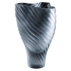 21° Secolo Ludovica + Roberto Palomba Vaso di Laguna Murano in vetro cristallo