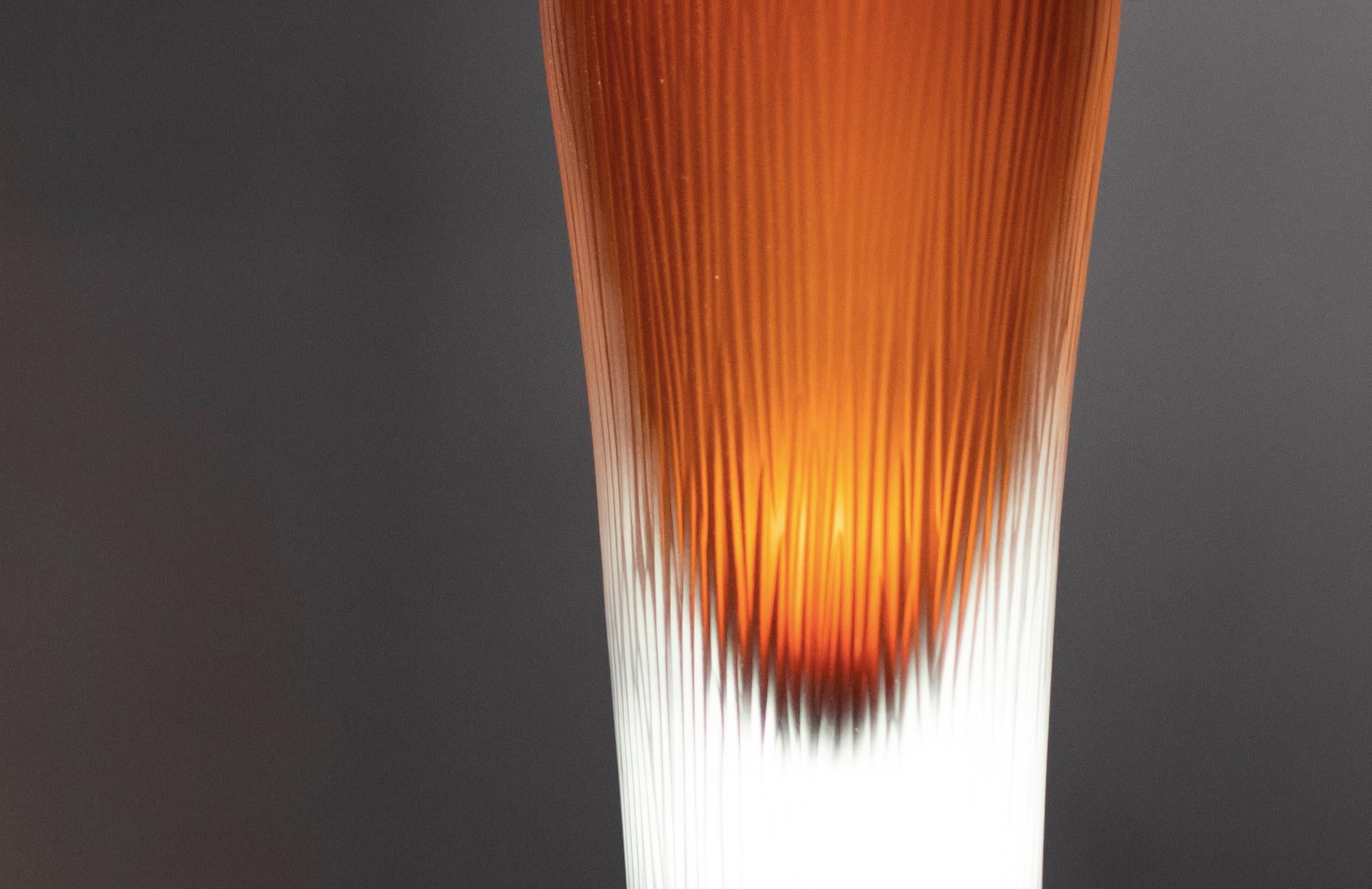 Ludovica+Roberto Palomba Laguna Puparin-Vase aus Muranoglas Topas, 21. Jahrhundert (Moderne) im Angebot