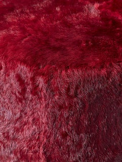21st Century Lune C Stool, Fur and Bronze, by Duistt