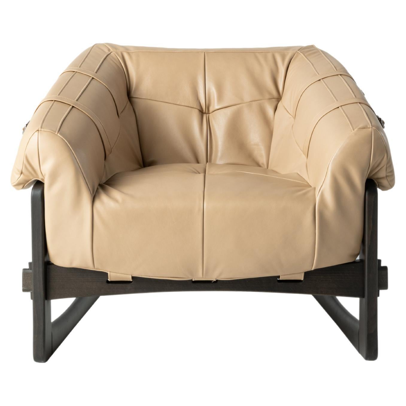 21st Century Madison Armchair in Leather by Gianfranco Ferré Home For Sale
