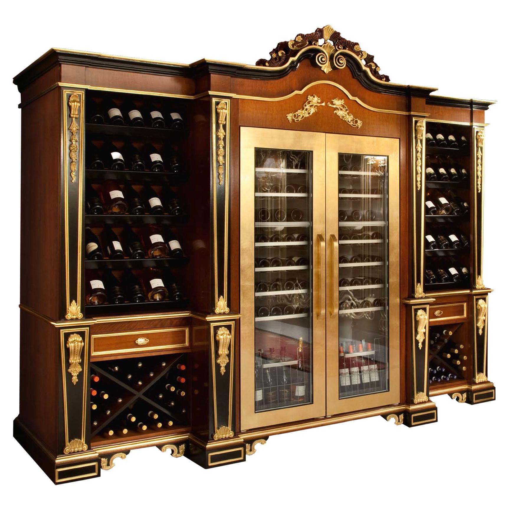 21st Century Majestic Bespoke Wine Rack - fridge not included by Modenese  For Sale