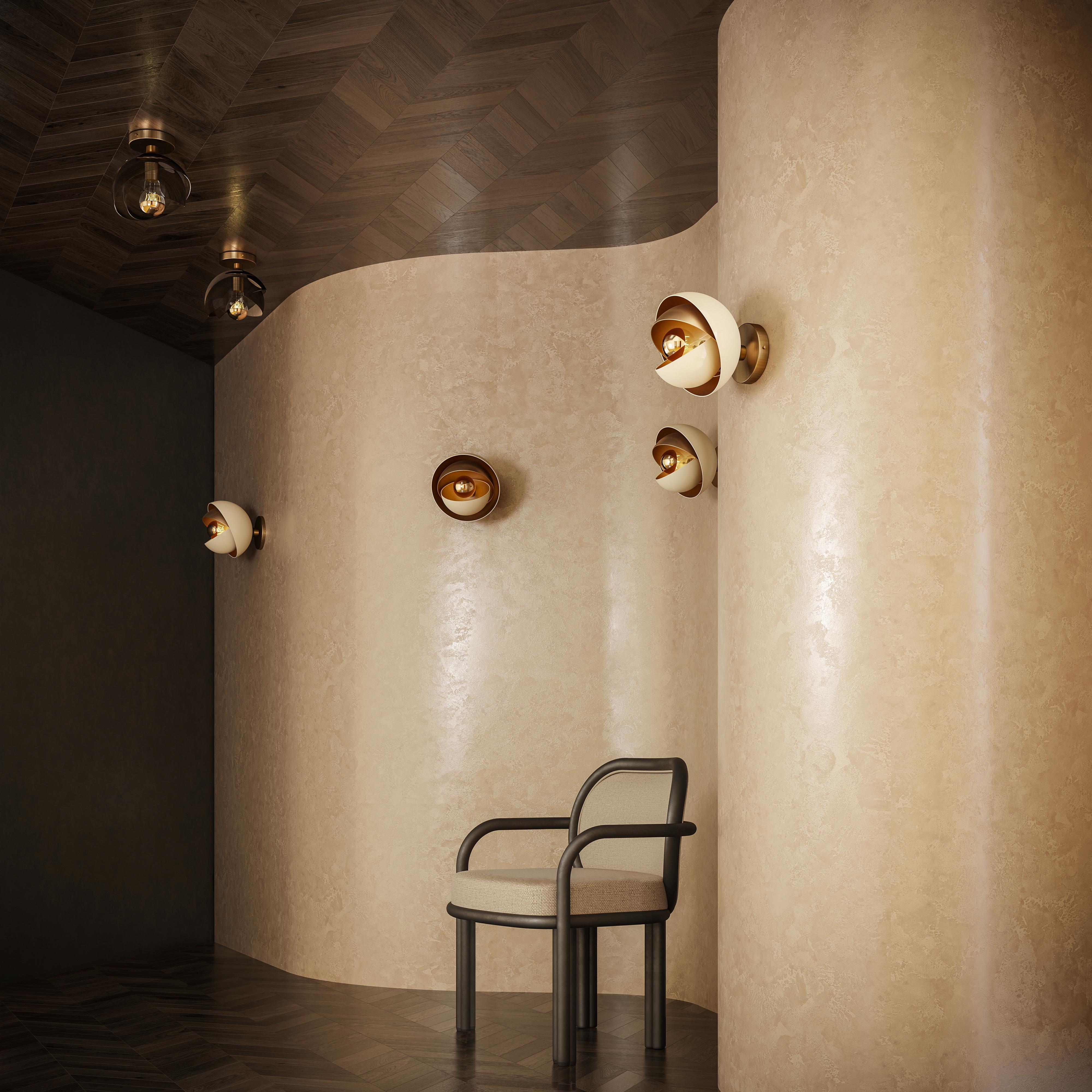 Contemporary 21st Century Mandevilla Wall Lamp Aluminium Made in Portugal by Creativemary For Sale