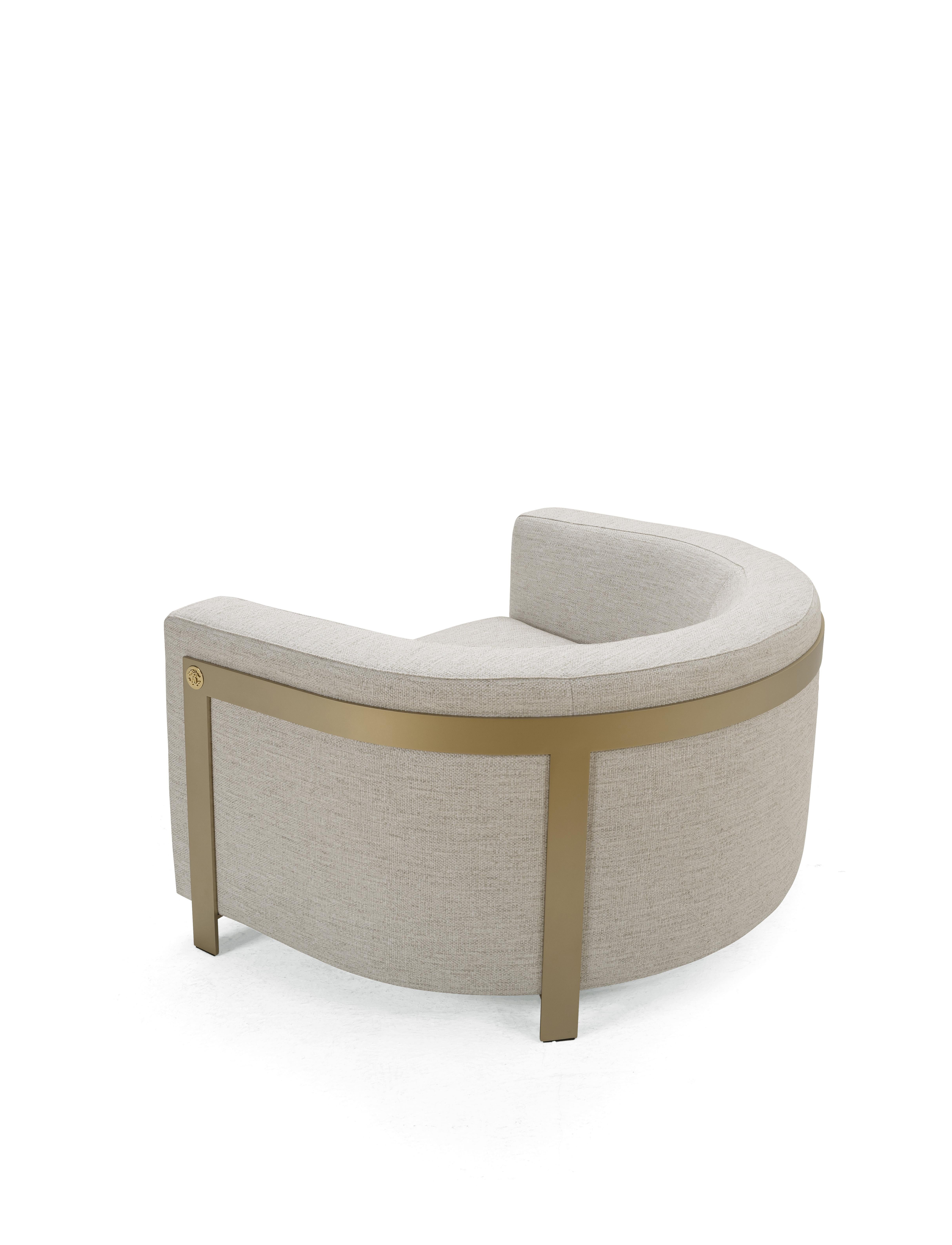 Modern 21st Century Manhattan Armchair in Fabric by Roberto Cavalli Home Interiors For Sale