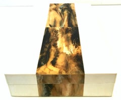 21st Century Maple and Madagascar Rosewood Inlay Large Lidded "Letter" Box