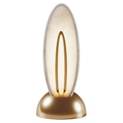 21st Century Marais III Table Lamp Brass Alabaster by Creativemary