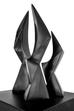 21st Century Marble Abstract Sculpture TRILOGUE by Bernard Varvat from France