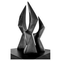 21st Century Marble Abstract Sculpture TRILOGUE by Bernard Varvat from France