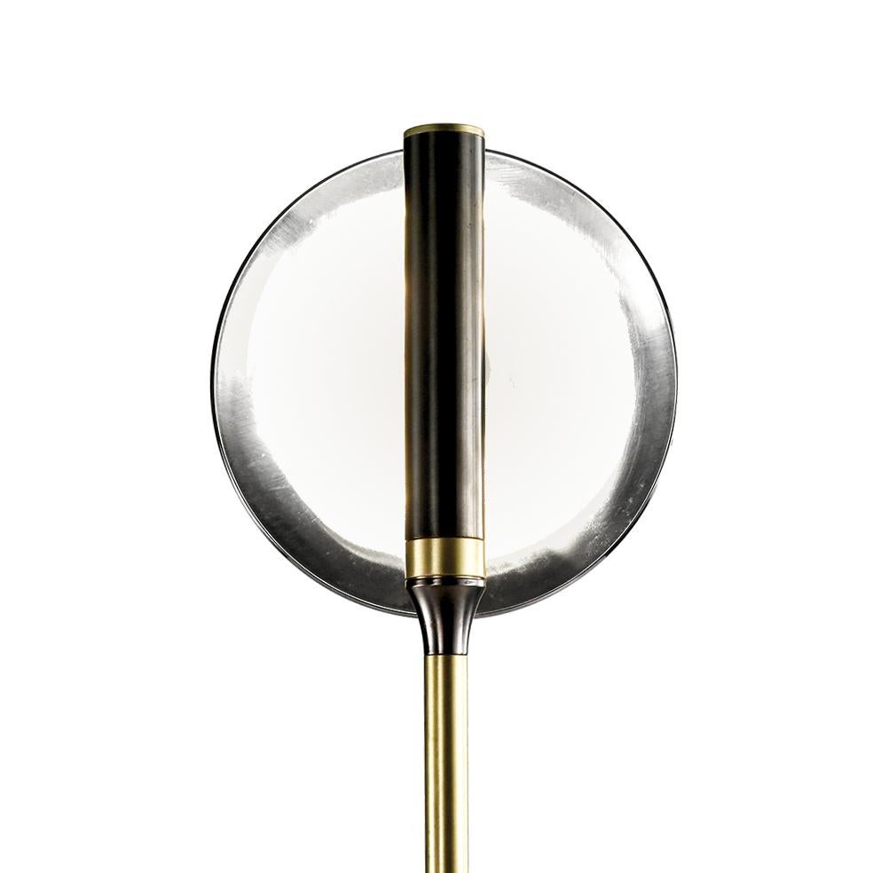 Italian 21st-Century, marble and Bronze Table Lamp  For Sale