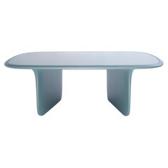 21st Century Matteo Cibic Coffee Table Lacquered MDF Extraclear Glass Scapin