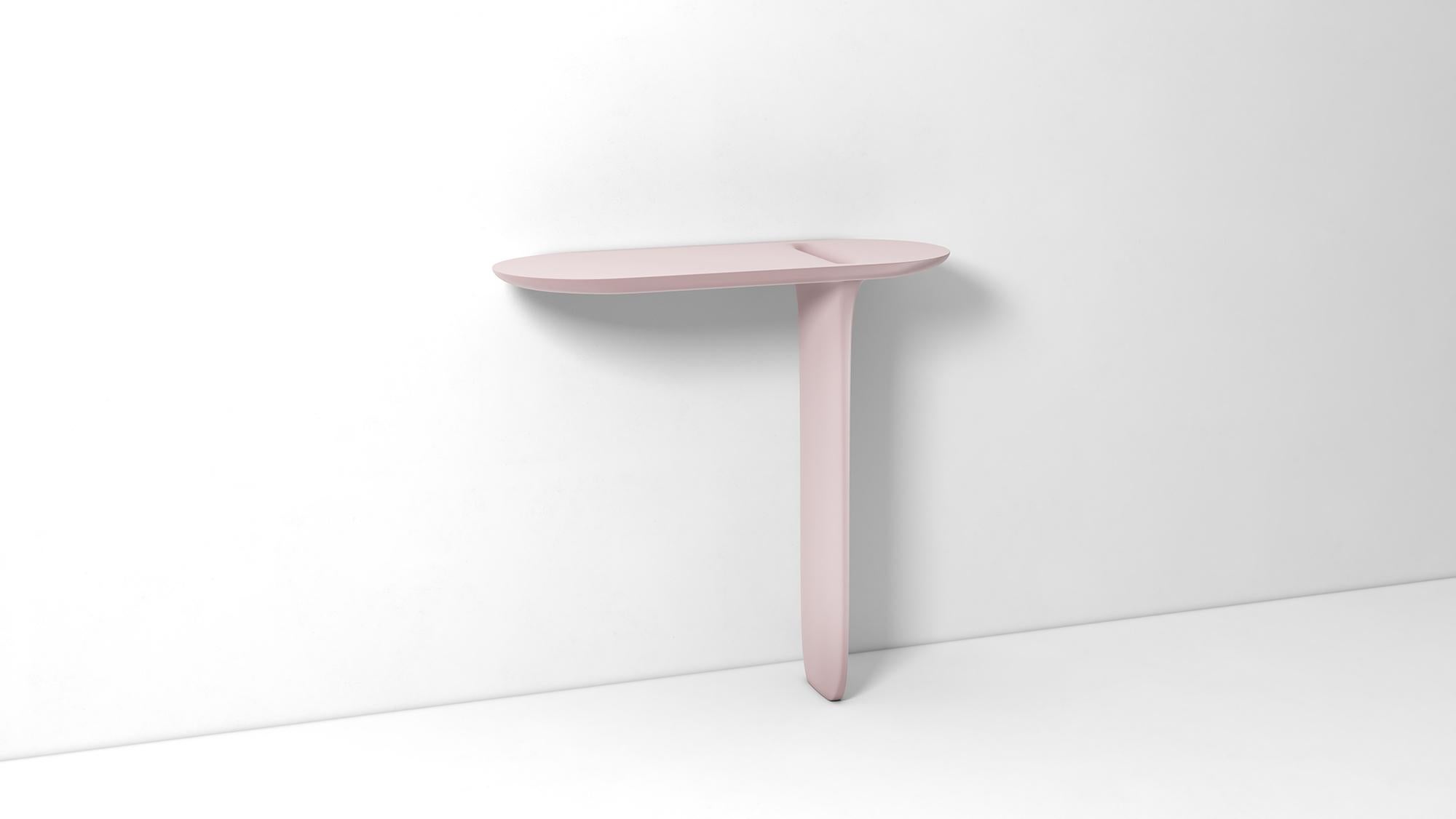 Italian 21st Century Matteo Cibic Console Table Matt FadedLacqueredMDF Scapin Collezioni For Sale
